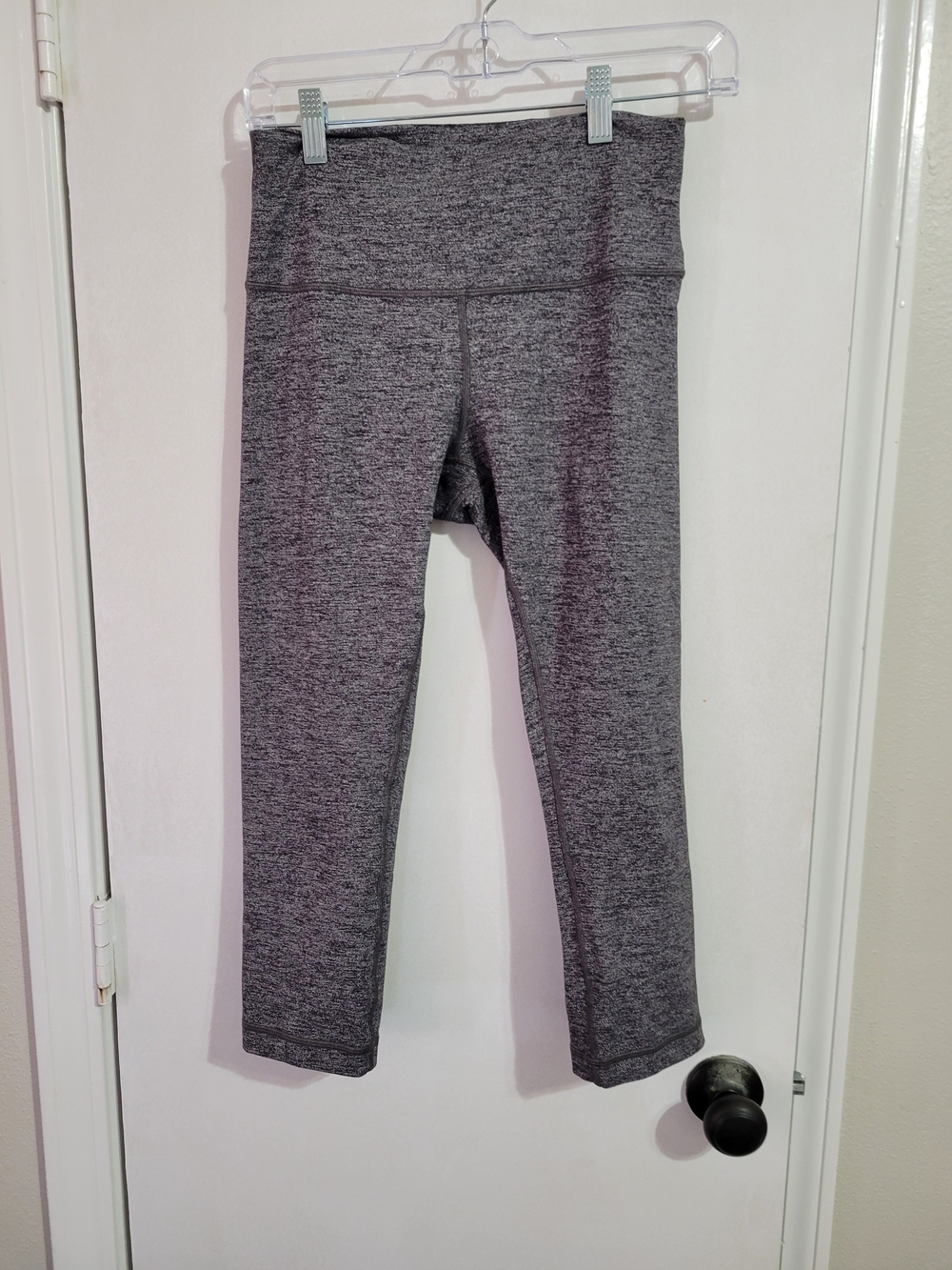 lululemon athletica Women Gray Heather Stretch Leggings